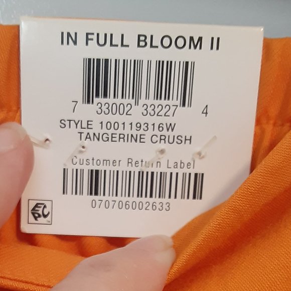 INC Concepts High Rise Tangerine Crush Jogger Pants - Picture 9 of 14